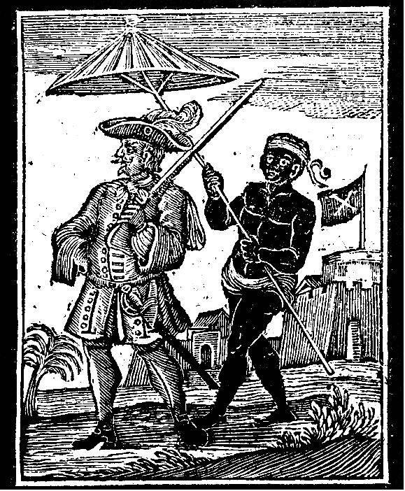 Picture Of Famous Pirate Henry Every And Slave